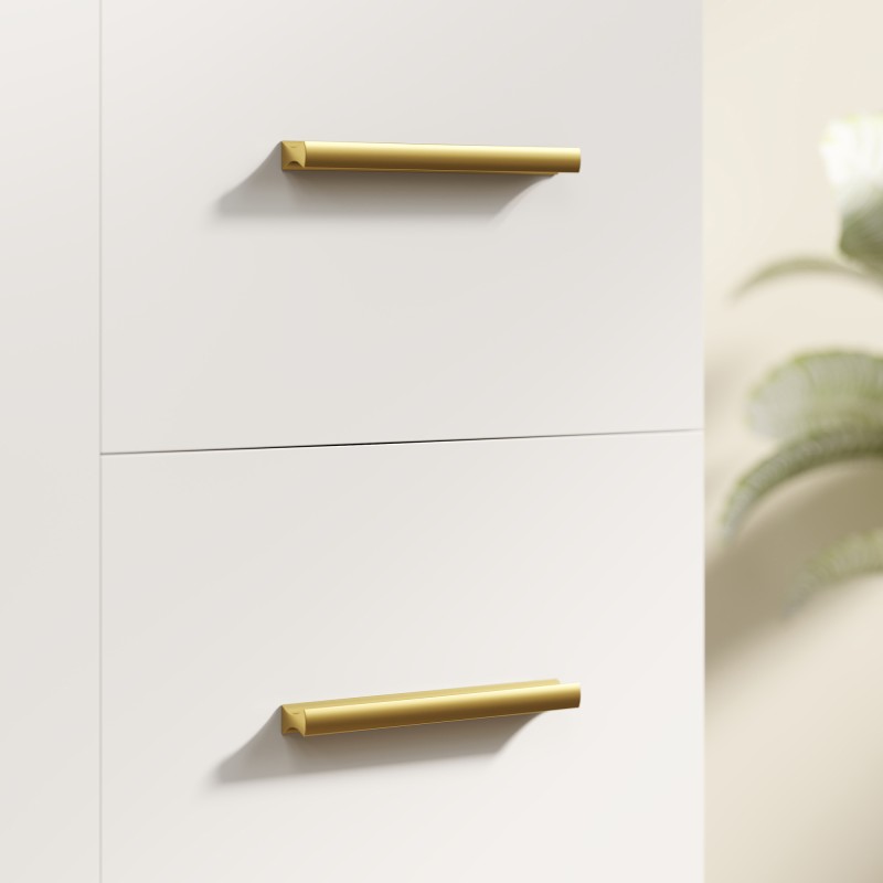 Allaskaappi pesualtaan alle, MDF ja lastulevy, 70 x 30 x 65 cm, valkoinen