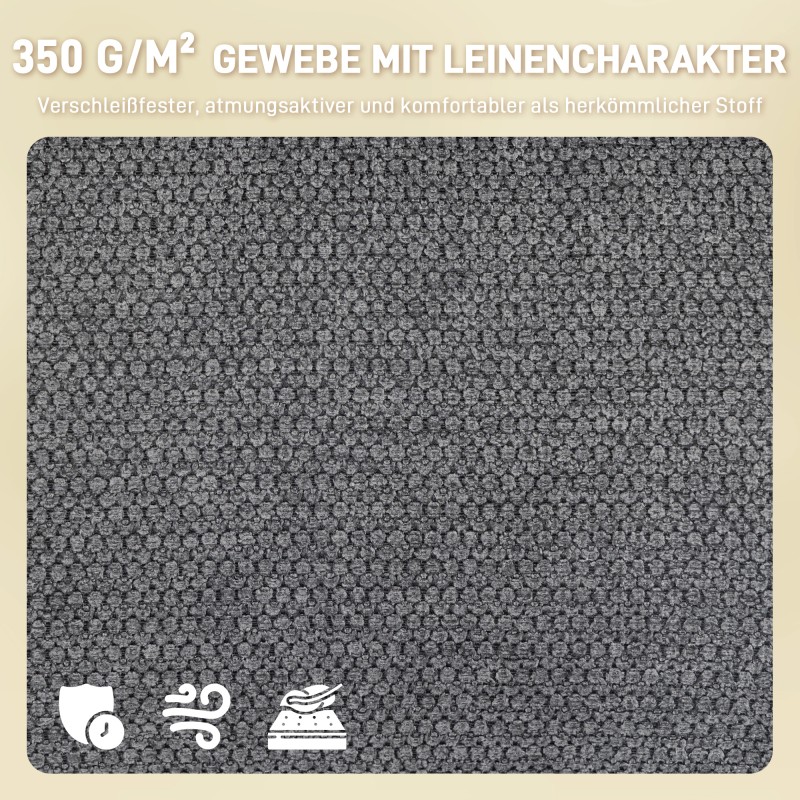 Ruokapöydän tuoli käsinojilla, paksu pehmustus, 360° kääntyvä, metallijalat, harmaa