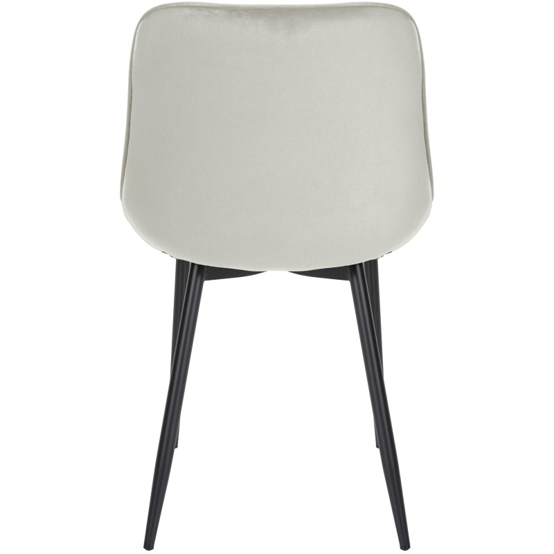 Samettinen moderni tuoli metallijalustalla nykyaikaiseen kotiin