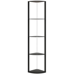 LED lattiavalaisin hyllyillä 5 tasoinen RGB värinvaihto himmennettävä kaukosäädin musta