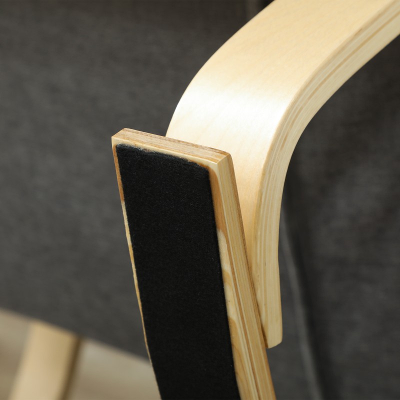 Keinutuoli hieronta- ja lannenlämmitintoiminnoilla, kangasverhoilu, säädettävä jalkatuki, harmaa