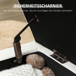 Säilytysrahi olohuoneeseen, samettimainen kangas, puujalat, 115 x 50 x 43 cm, kermanvalkoinen