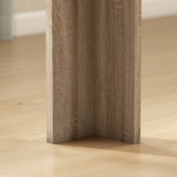 Jatkettava ruokapöytä 180–260 x 90 cm, 6–10 hengelle, melamiinipinnoitettu lastulevy, tammi