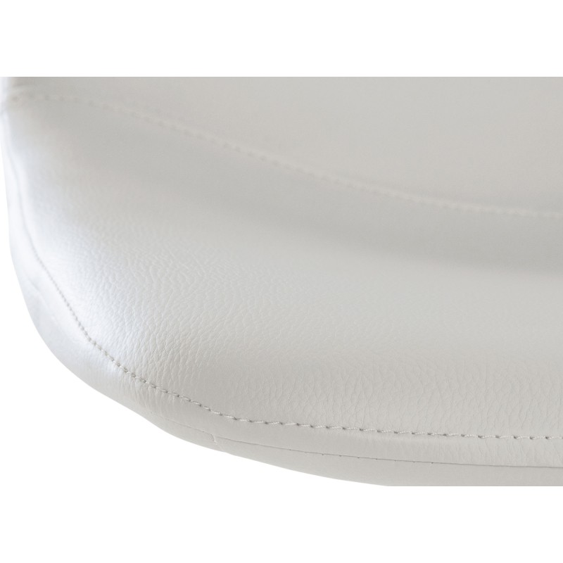 Säädettävä moderni baarijakkara pehmustetulla selkänojalla ja keinonahkapäällysteellä