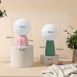 Pöytävalaisinsarja 2 kpl, planeetta-design, 3 värilämpötilaa, himmennettävä, USB, ABS, monivärinen