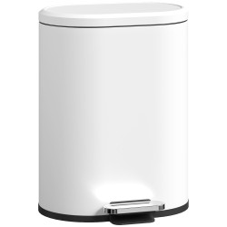 Roskakori poljinroskis 12 l metallia soft close sisäastialla valkoinen 30 x 25 5 x 37 5 cm