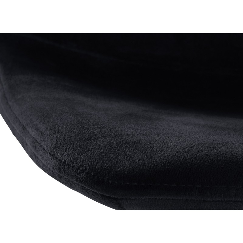 Tyylikäs moderni säädettävä samettinen baarituoli kääntyvällä istuimella