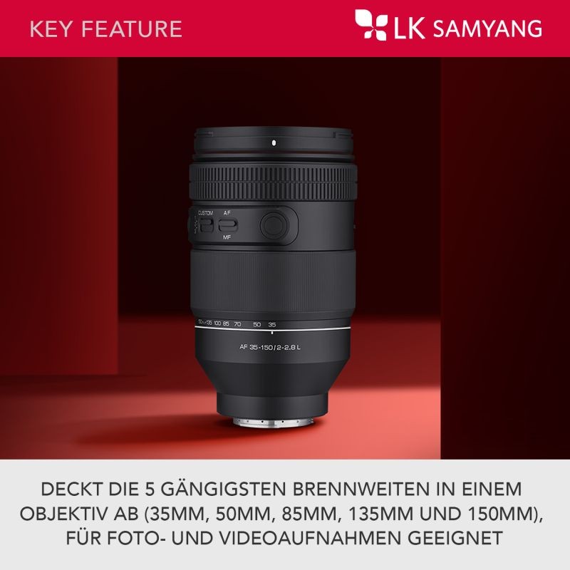 Samyang AF 35-150mm F2,0-2,8 L-Mount zoom-objektiivi