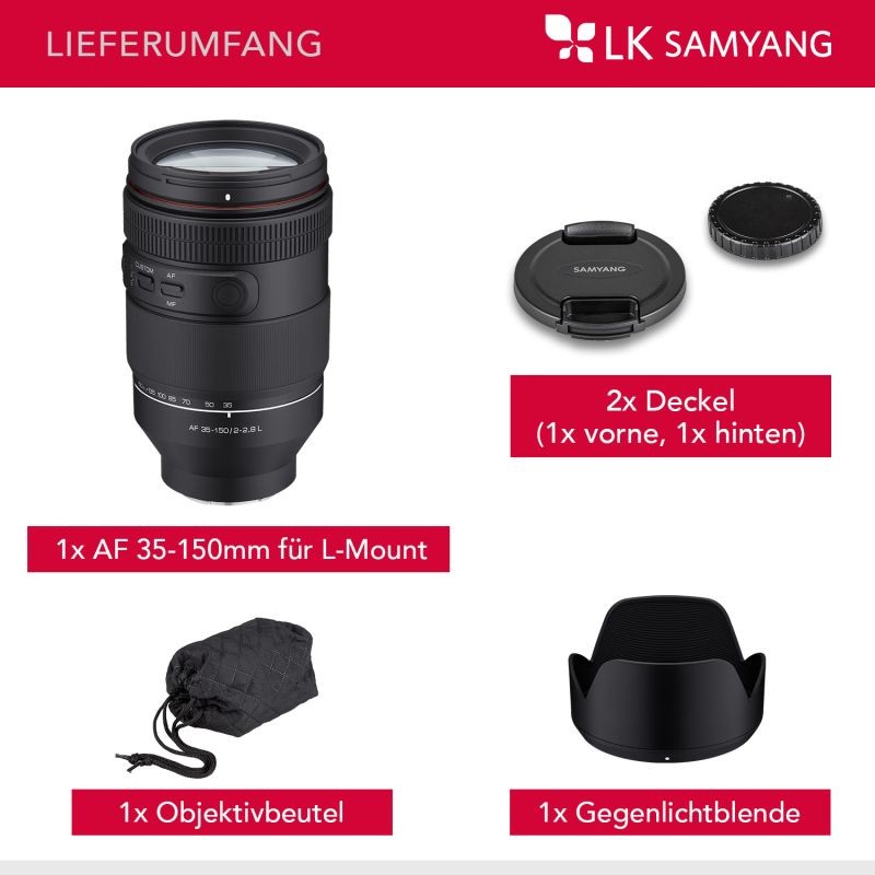 Samyang AF 35-150mm F2,0-2,8 L-Mount zoom-objektiivi