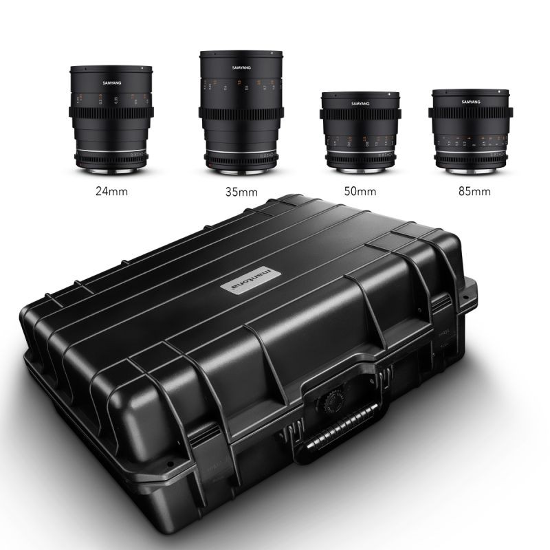 Samyang MF 24/35/50/85 mm VDSLR MK2 objektiivisetti Canon RF
