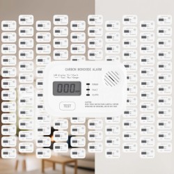 Hiilimonoksidihälytin digitaalisella näytöllä, 120 kpl