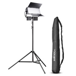 Walimex pro Sirius 160 Bi Color LED paneelivalaisinsetti 65 W 3200 5600 K jalusta 90 260 cm