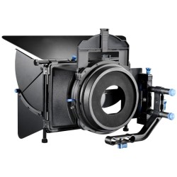 Walimex pro Director II Matte Box häikäinsuoja, Ø 49-100 mm, 15 mm tangot, 205 x 298 x 194 mm