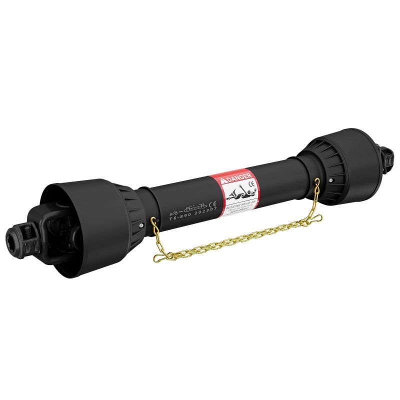 Voimansiirtokardaani T6 979 mm 830 Nm 540 rpm 74 kW 100 PS 34,9 mm 6 hammasta