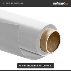 Walimex pro Taustapaperi 2,6 x 10 m, valkoinen, heijastamaton