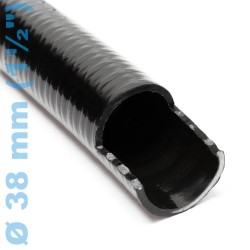 Luisiana OM I paine ja imuletku 38 mm 25 m musta PVC