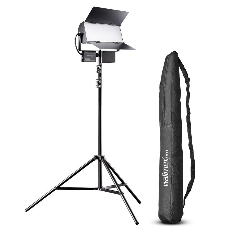 Walimex pro Sirius 160 Daylight LED-paneelivalosetti, 65 W, 5600 K, jalusta 260 cm