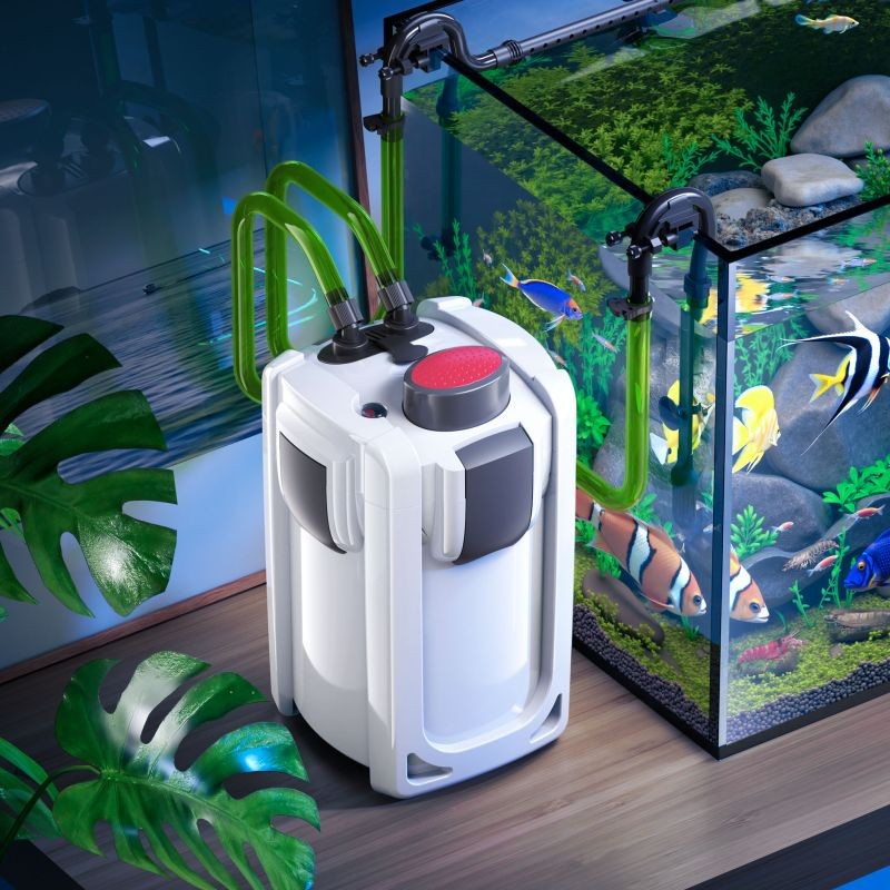 SunSun HW-703B akvaarioulkofilteri 1400 l/h 30 W 9 W UV-C 3-vaiheinen suodatus