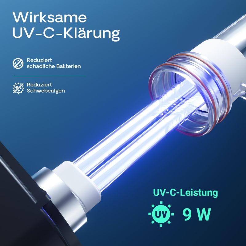 SunSun HW-703B akvaarioulkofilteri 1400 l/h 30 W 9 W UV-C 3-vaiheinen suodatus