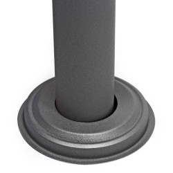 Postilaatikkosetti V16, 2 kpl, antrasiitti, jalustalla, 1000 x 135 x 1200 mm, jauhemaalattu teräs