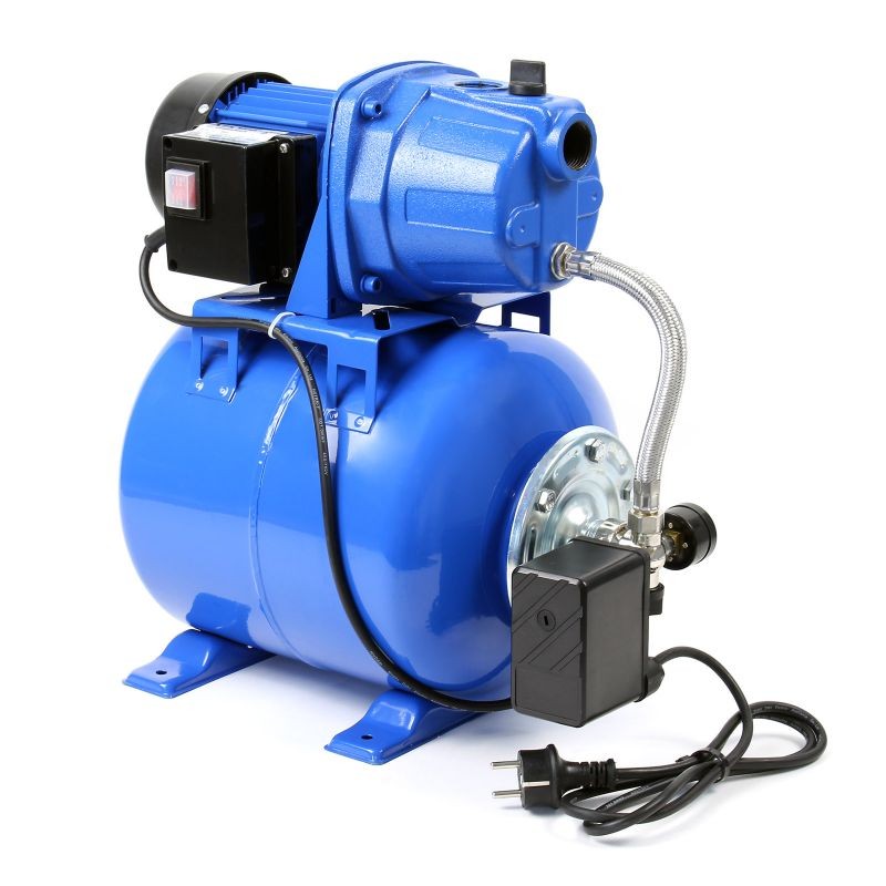 Vesipumppujärjestelmä 600 W 2800 l/h 19 l painesäiliö, painekytkin ja painemittari