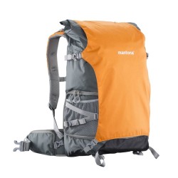 Mantona elementsPro 50 ammattitason ulkoilureppu ja kamerareppu, oranssi, 260 x 350 x 600 mm