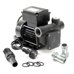 Diesel- ja lämmitysöljypumppu 230V 550W 80 l/min, itseimevä, 2 m imukorkeus, takaiskuventtiili