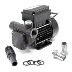 Diesel- ja lämmitysöljypumppu 230V 550W 80 l/min, itseimevä, 2 m imukorkeus, takaiskuventtiili