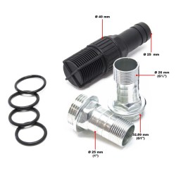 Diesel- ja lämmitysöljypumppu 230V 550W 80 l/min, itseimevä, 2 m imukorkeus, takaiskuventtiili