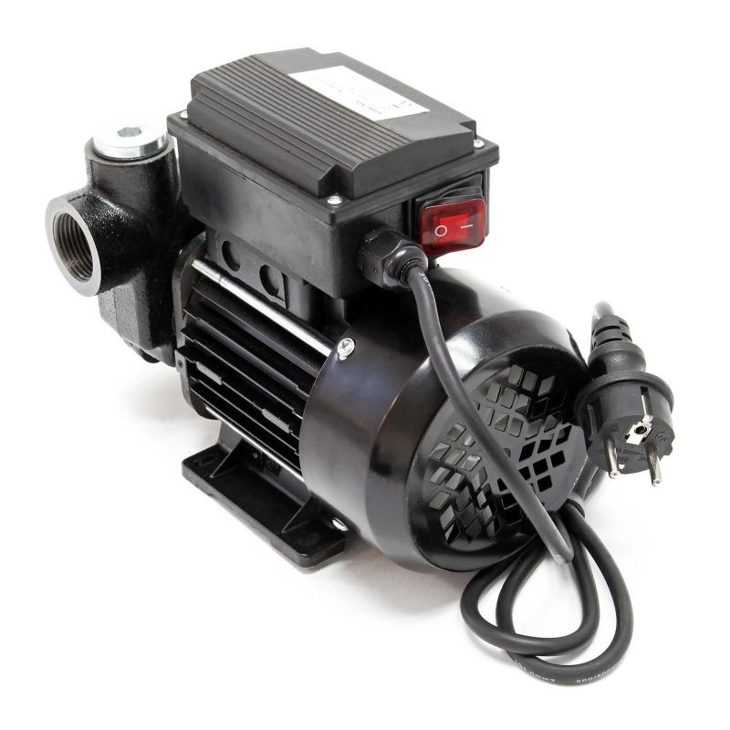 Diesel- ja lämmitysöljypumppu 230V 550W 80 l/min, itseimevä, 2 m imukorkeus, takaiskuventtiili