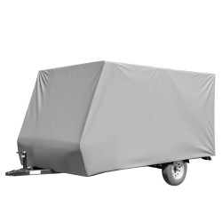Asuntovaunun suojapeite 520 x 225 x 220 cm harmaa polypropeeni