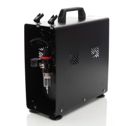 Airbrush kompressori AF186A yksisylinterinen 4 bar 3 l säiliö automaattinen sammutus