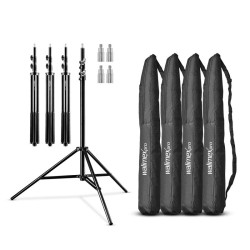 Walimex pro WT 806 valaisinjalkasetti 4 kpl 256 cm 6 kg jousivaimennus alumiini
