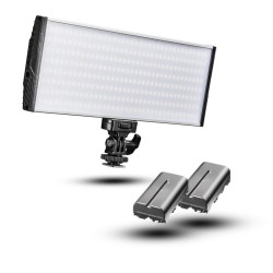 Walimex pro Niova 300 Bi Color LED-videovalo 30 W, 3200-5600 K, NP-F-akut