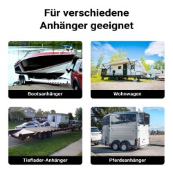 XPOtool Tukijalkasarja kippiperävaunuille ja autolavoille 1350 kg jalka 240 mm nostovara 140 x 140 x 415 mm
