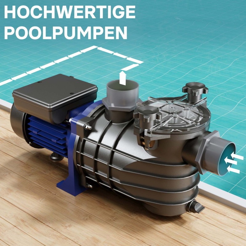 Uima-allaspumppu 13 200 l/h 370 W, nostokorkeus 11 m