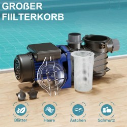 Uima-allaspumppu 13 200 l/h 370 W, nostokorkeus 11 m