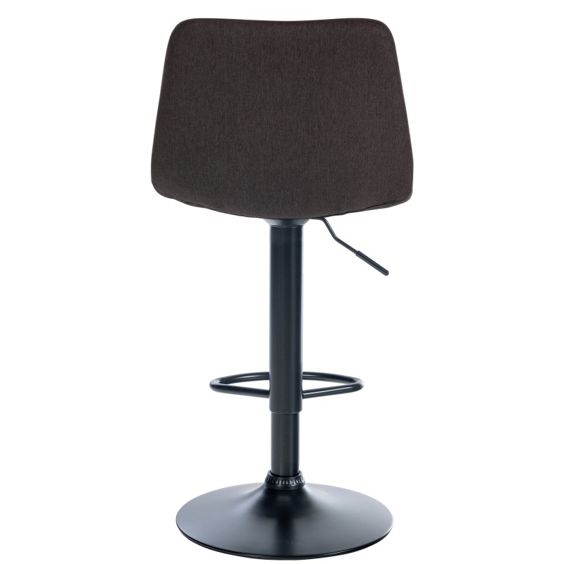 Säädettävä moderni baarijakkara pehmustetulla selkänojalla