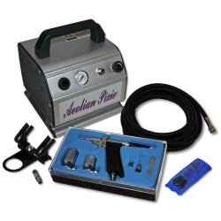 Airbrush aloituspaketti AS176 0 3 l painesäiliö Double Action ruisku Typ 116 ja tarvikkeet
