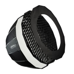 Walimex pro Parabolinen Softbox 120 cm 16 kulmainen sisältää kennon maskin ja Bowens adapterin