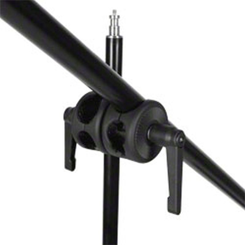 Walimex pro Deluxe puomijalka, puomivarsi 120–220 cm, kokonaiskorkeus 460 cm, painopussilla