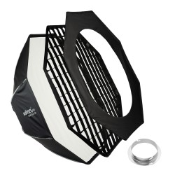 Walimex pro Oktagon softbox 120 cm Elinchrom ja Bowens adapterit kenno maski ja kuljetuslaukku