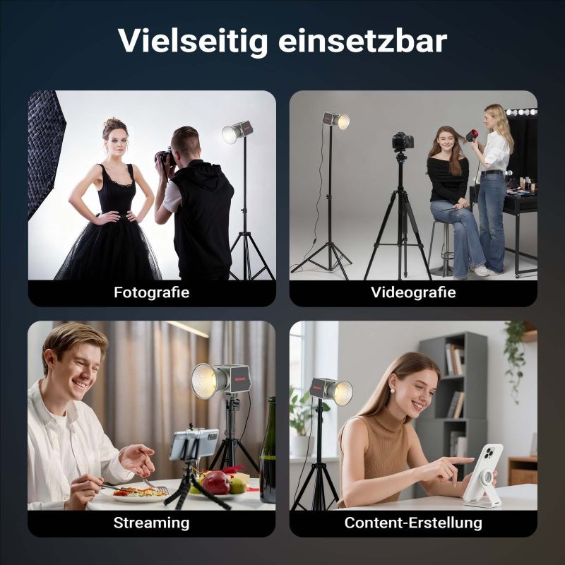 Multiblitz MB-PL LED 60B 60 W COB LED-valaisin, säädettävä värilämpötila