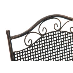 Nostalginen rautainen taittotuoli antiikkipatinalla terassille ja puutarhaan