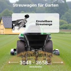 GT1507 Kylvö- ja levityskone 29 l lannoitteille, siemenille, tiesuolalle ja hiekalle