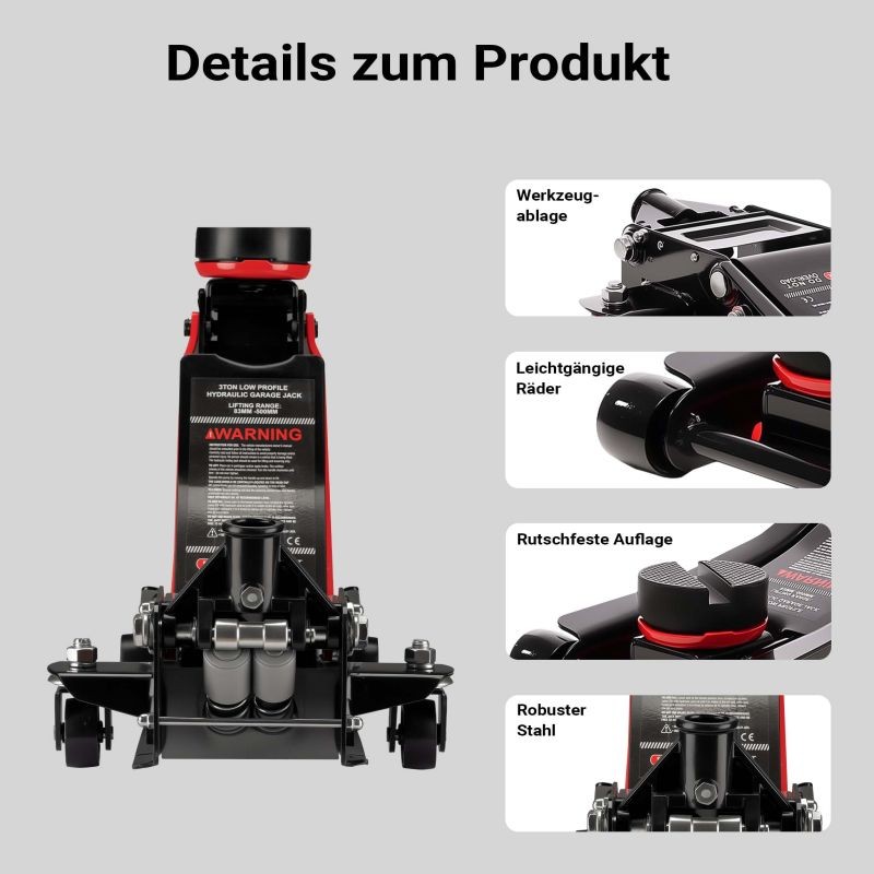 XPOtool hydraulinen taltteri 3 t, 85–500 mm, kaksoismäntä