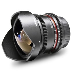 Walimex Pro VDSLR Fish Eye II 8 mm 1 3 8 kalansilmäobjektiivi Canon EF S musta