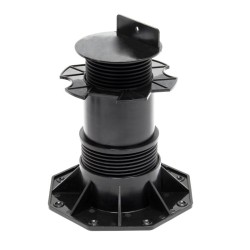 XPOtool Säädettävät terassijalat 30 kpl, 137-215 mm, 2700 kg, musta