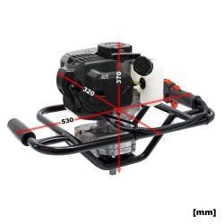 Maapora 1,4 kW 52 ccm 2-tahtinen bensiinimoottori
