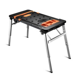 7-in-1-työpöytä 108,5 x 55 x 52 cm, max 250 kg, musta